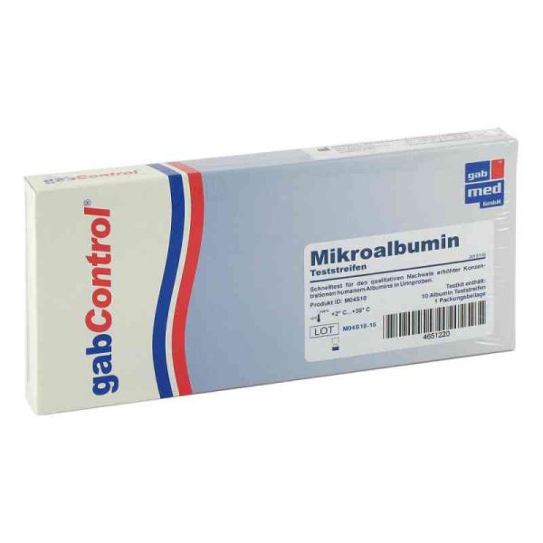Microalbumin Harnstreifen Visuell (10 stk)