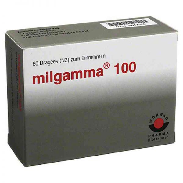 Milgamma 100 mg überzogene Tabletten (60 stk)