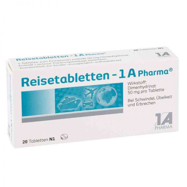 Reisetabletten-1A Pharma (20 stk)