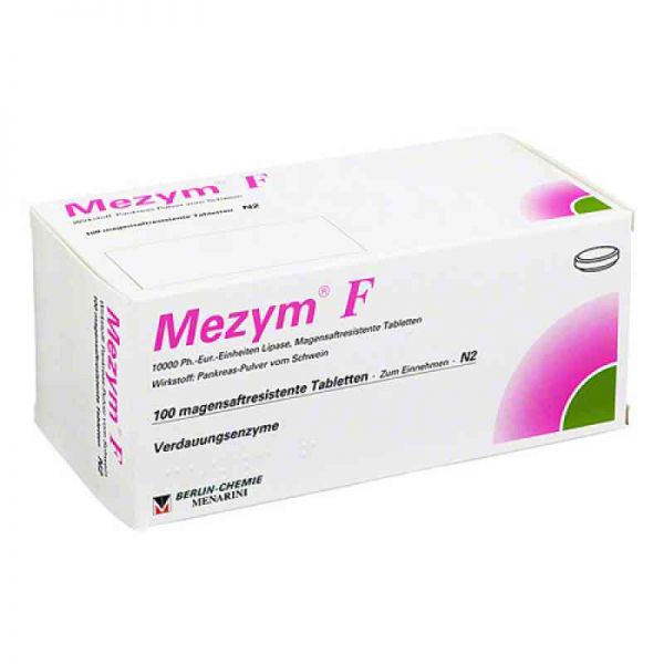 Mezym F Filmtabletten (100 stk)
