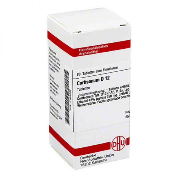 Cortisonum D 12 Tabletten (80 stk)
