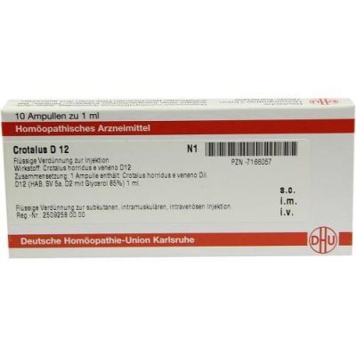 Crotalus D 12 Ampullen (10X1 ml)