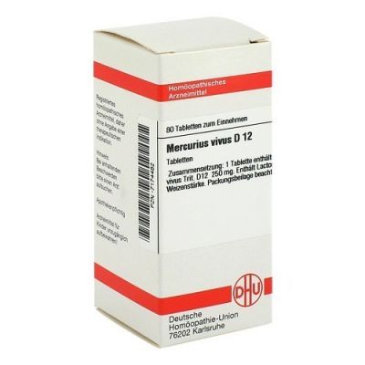 Mercurius Vivus D 12 Tabletten (80 stk)