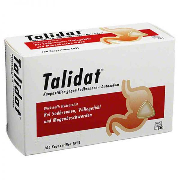 Talidat Kaupastillen gegen Sodbrennen (100 stk)