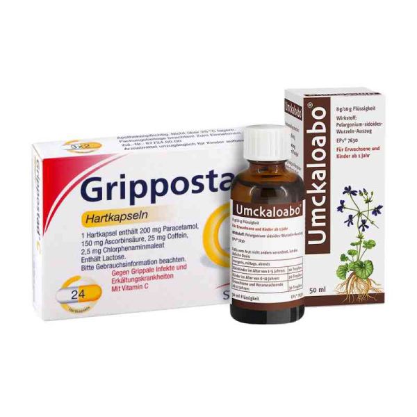Grippostad C (24 stk) + Umckaloabo (50 ml) (1 Pck)