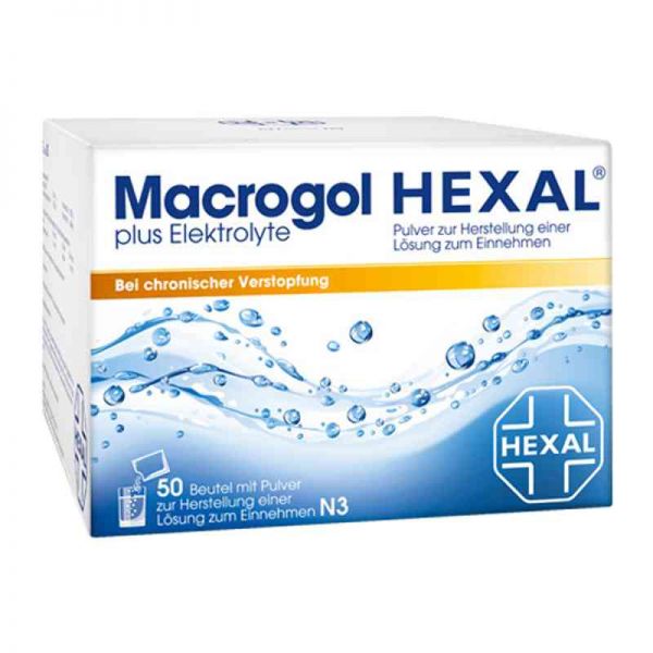 Macrogol HEXAL plus Elektrolyte (50 stk)