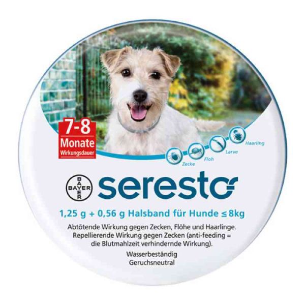 Seresto Halsband für kleine Hunde bis 8 kg (1 stk)