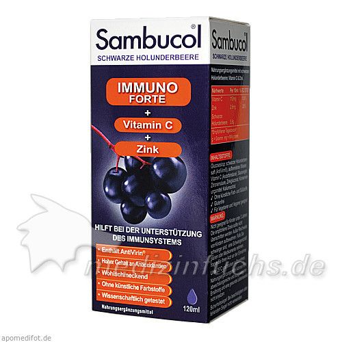 Sambucol Immuno Forte Saft, 120 ML
