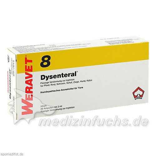 DYSENTERAL 8 Ampullen vet., 20X2 ML