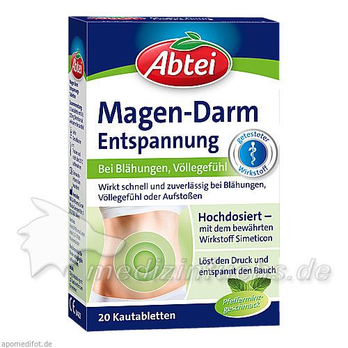Abtei Magen-Darm-Entspannungstabletten, 20 ST