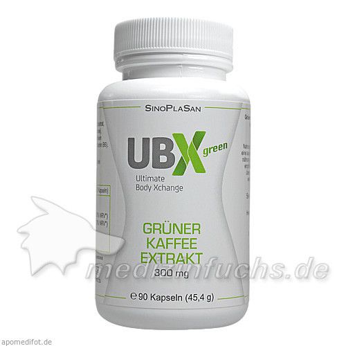 Grüner Kaffee Extrakt 300mg UBX green, 90 ST
