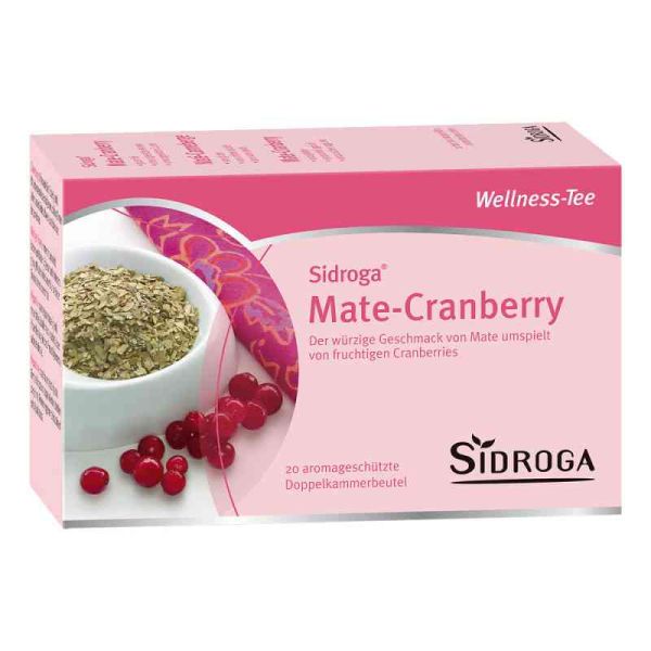 Sidroga Wellness Mate-cranberry Tee Doppelkammerb. (20 stk)