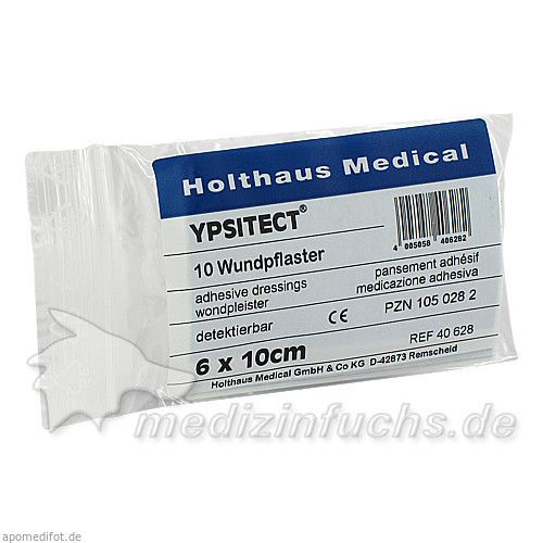 WUNDPFLASTER detektierbar 6x10 cm, 10 ST