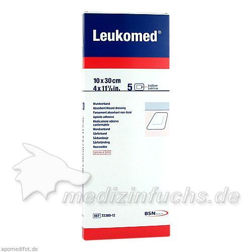 LEUKOMED STERILE PFLASTER 10x30 cm, 5 ST