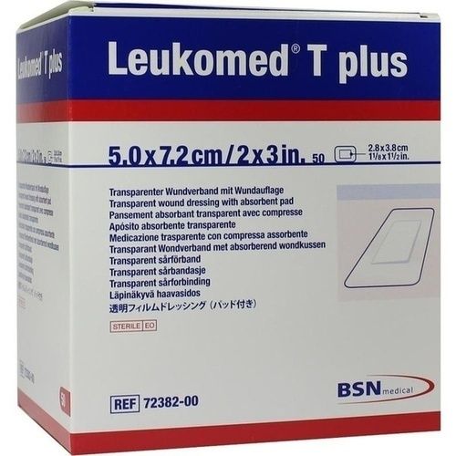 LEUKOMED TRANSP. PLUS STERILE PFL. 7.2x5 cm, 50 ST