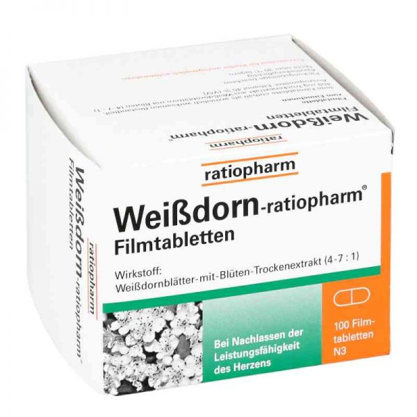 Weißdorn-ratiopharm (100 stk)
