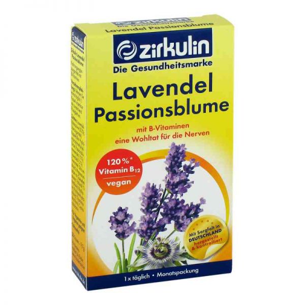 Zirkulin Lavendel Passionsblume Kapseln (30 stk)