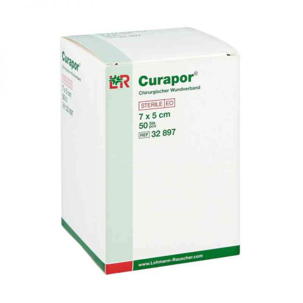 Curapor Wundverband steril chirurgisch 5x7 cm (50 stk)