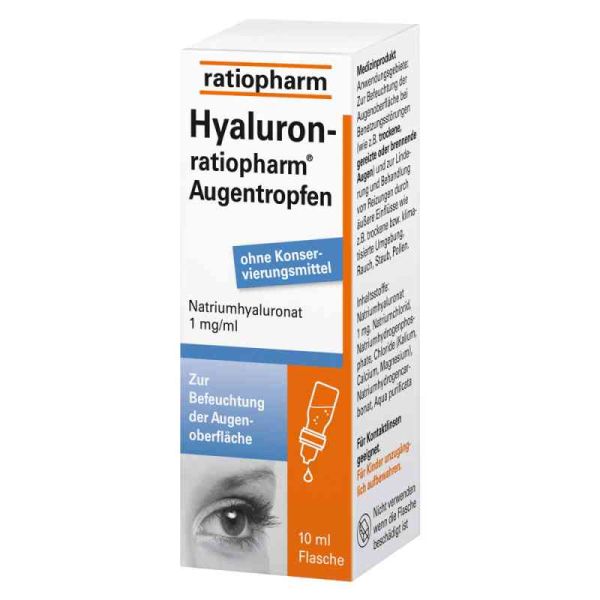 Hyaluron Ratiopharm Augentropfen (10 ml)