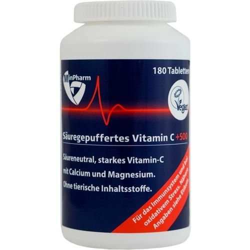 Säuregepuffertes Vitamin C + 500, 180 ST