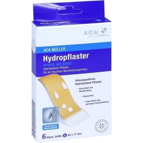 HYDROPFLASTER 4.5x1.7cm Gr.S ACA Müller, 6 ST