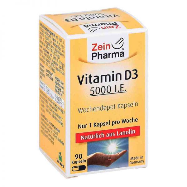 Vitamin D3 5.000 I.e. Wochendepot Kapseln (90 stk)