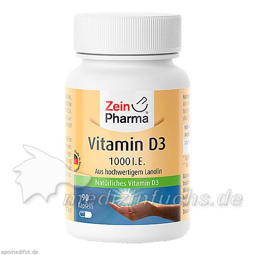 VITAMIN D3 1.000 I.E. Kapseln, 90 ST