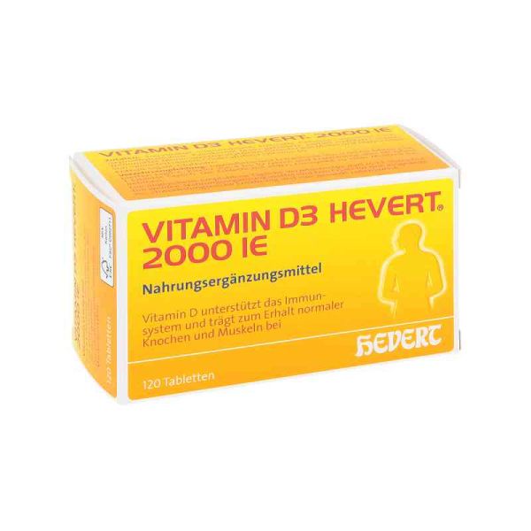 Vitamin D3 Hevert 2.000 I.e. Tabletten (120 stk)