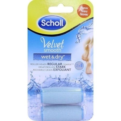 SCHOLL Velvet smooth Pedi wet & dry Ersatzrollen, 2 ST