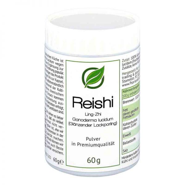 Reishi Ganoderma lucidum Pulver (60 g)
