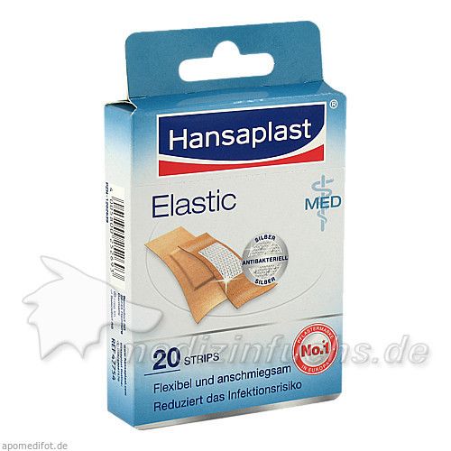 HANSAPLAST med Elastic Strips, 20 ST