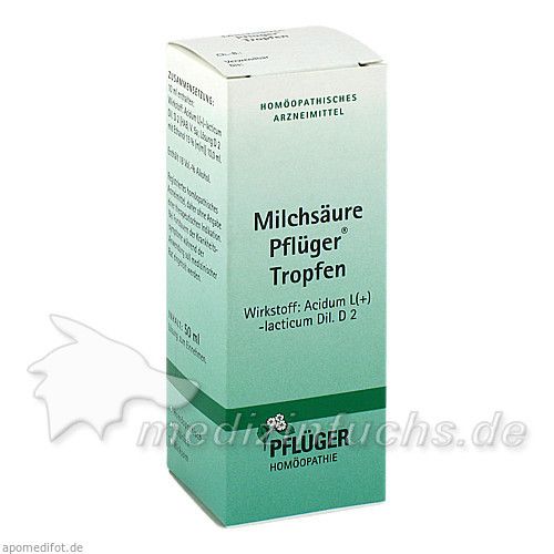Milchsäure Pflüger Tropfen, 50 ML