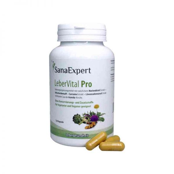 Sanaexpert Lebervital Pro Kapseln (120 stk)