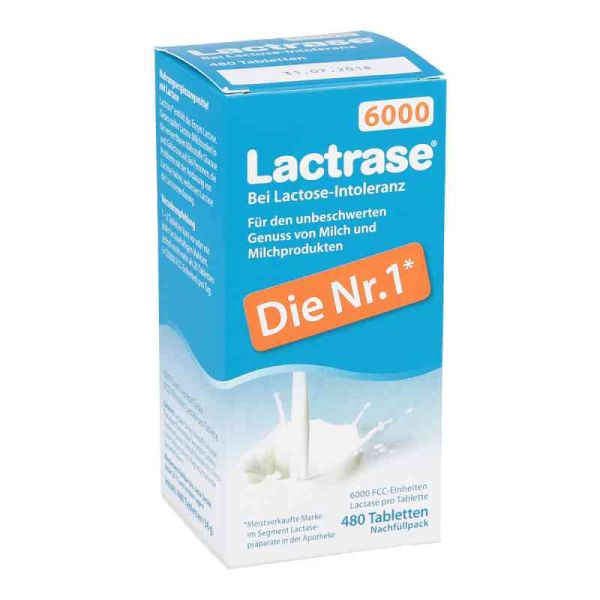 Lactrase 6.000 Fcc Tbl.klickspender Nachfüllpack (480 stk)