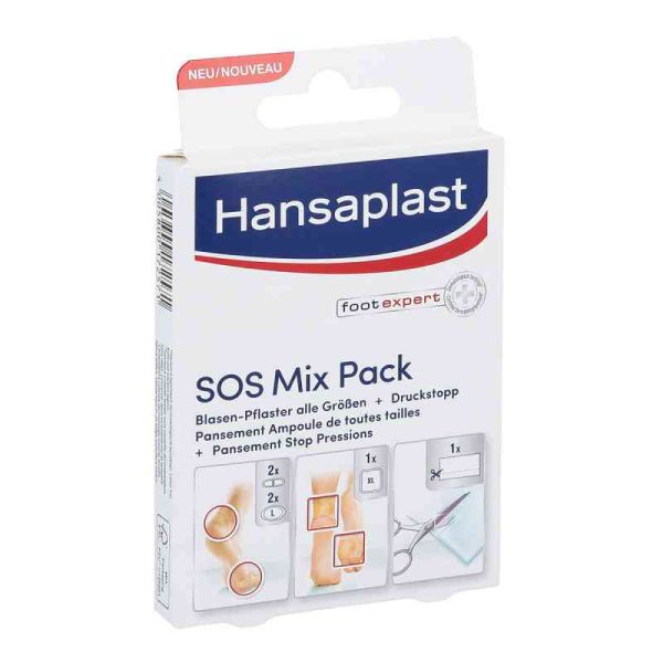 Hansaplast Blasenpflaster Sos Mix Pack (6 stk)