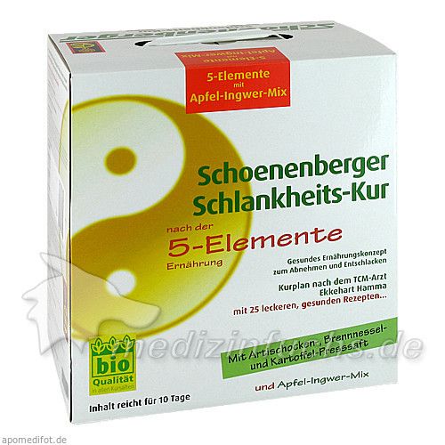 Schlankheits-Kur 5 Elemente Schoenenberger, 1 P
