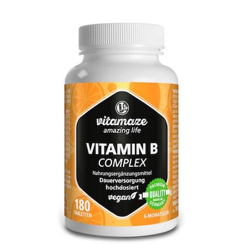 Vitamin B-Complex hochdosiert Vitamaze, 180 ST