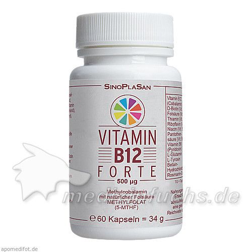 Vitamin B12 FORTE 500 ug Methylcobalamin, 60 ST