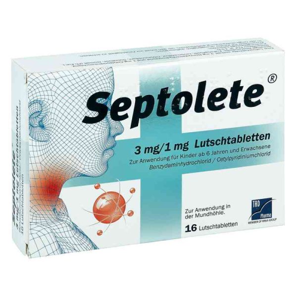Septolete 3 mg/1 mg Lutschtabletten (16 stk)