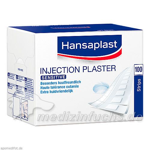 Hansaplast SENSITIVE Injektionspflaster 4.0x1.9cm, 100 ST