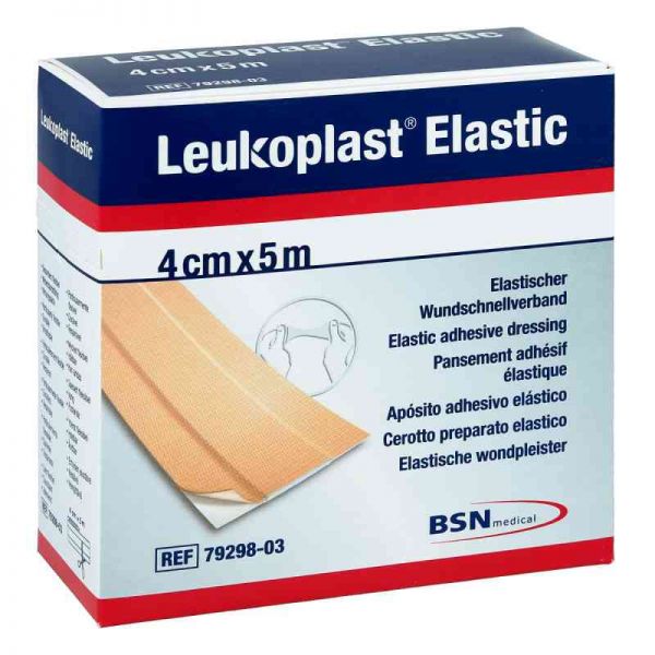 Leukoplast Elastic Pflaster 4 cmx5 m Rolle (1 stk)