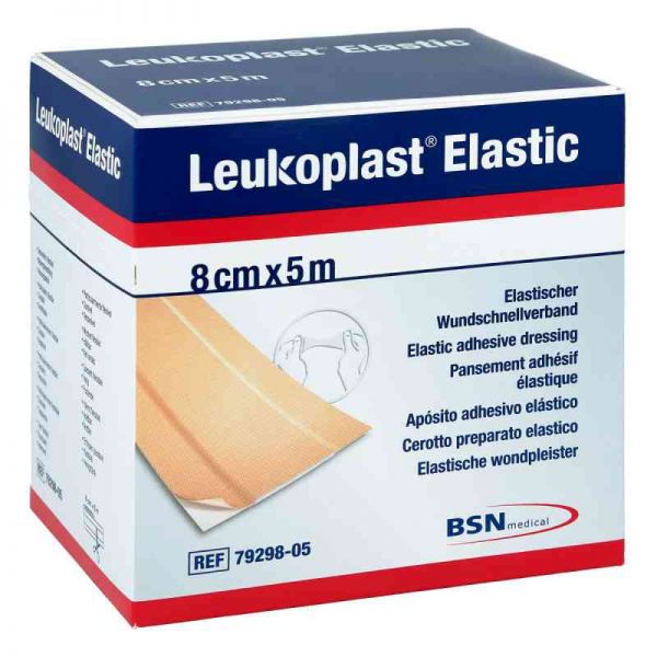 Leukoplast Elastic Pflaster 8 cmx5 m Rolle (1 stk)