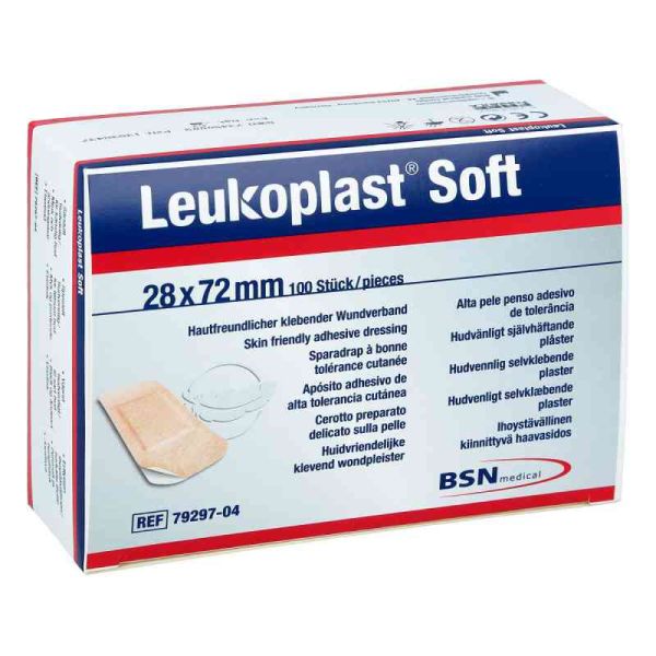 Leukoplast Soft Strips 28x72 mm (100 stk)