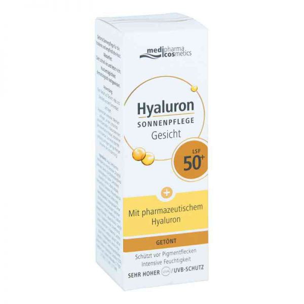 Hyaluron Sonnenpflege Gesicht Lsf 50+ getönt (50 ml)