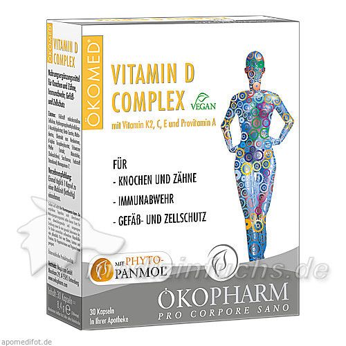 Vitamin D Complex Kapseln Ökomed, 30 ST