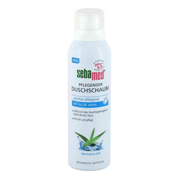 Sebamed pflegender Duschschaum mit Aloe Vera (200 ml)