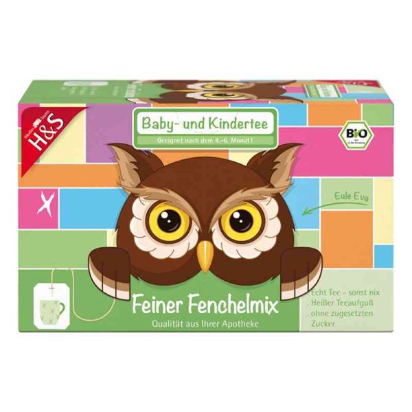 H&s Bio Baby- und Kindertee Feiner Fenchelmix Fbtl. (20 stk)