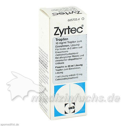 ZYRTEC Tropfen, 20 ML