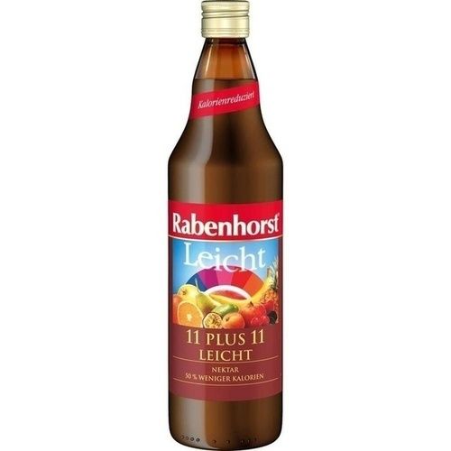 Rabenhorst 11+11 Mehrfrucht-Necktar Leicht, 700 ML