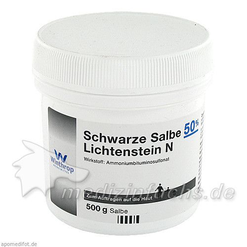 Schwarze Salbe 50% Lichtenstein N, 500 G